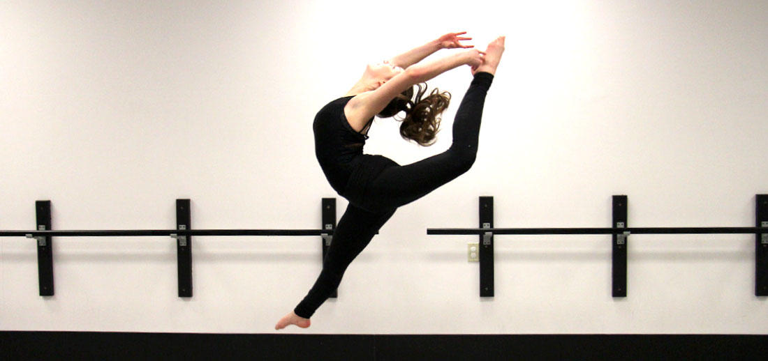 Dancer leaping